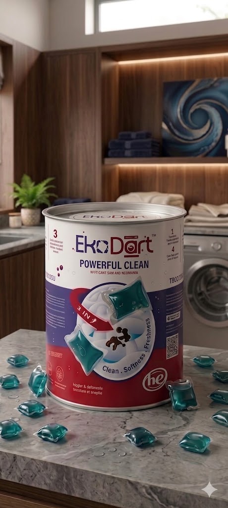 EkoDart Laundry EkoDose – Eco-Friendly, Mess-Free Detergent Solution