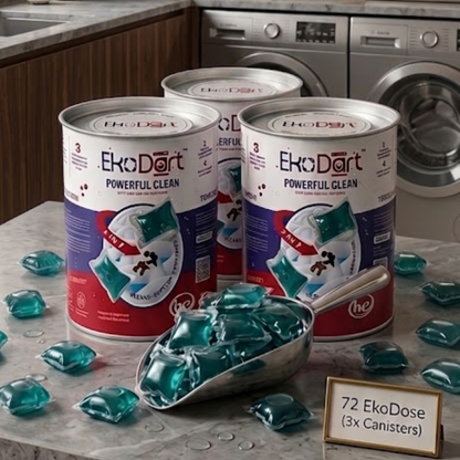 EkoDart Laundry EkoDose – Eco-Friendly, Mess-Free Detergent Solution