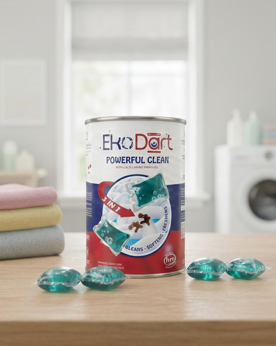 EkoDart Laundry EkoDose – Eco-Friendly, Mess-Free Detergent Solution